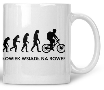 Kubek EWOLUCJA BO STWORZYL ROWER