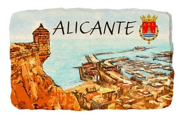 Magnes lodówkę pamiątka ALICANTE HISZPANIA 361