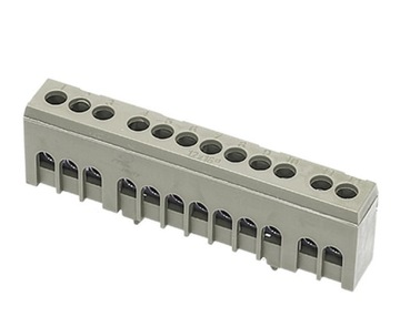 złączka listwa zerowa zacisk LZ 12N 16mm szara