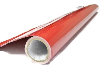 FOLIA CZERWONY POŁYSK RED OKLEINA 152x50