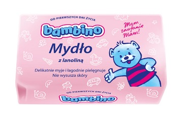 Mydło dla dzieci i niemowląt BAMBINO z lanoliną