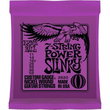 Ernie Ball EB 2620 elektryczna 7 strunowa 11-58