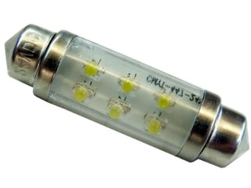 żarówka rurkowa 6 LED 10x36 C5W C10W 24V TIR BUS