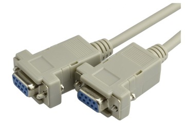 Kabel przewód NULL MODEM DSUB 9pin RS232 COM 3m