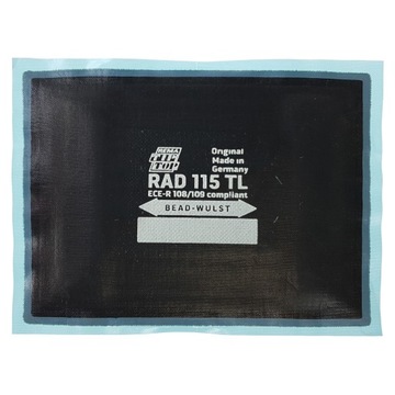 WKŁAD RADIALNY ŁATKA 115TL DO NAPRAWY PRZEBITYCH OPON 75X90 MM REMA TIP TOP