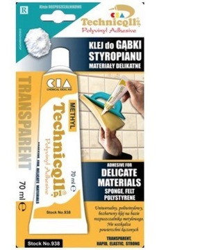 KLEJ DO GĄBKI I STYROPIANU 70ml - Technicqll