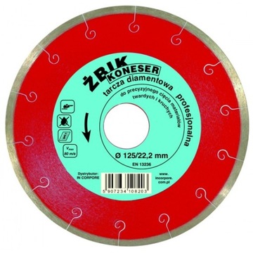 TARCZA DIAMENTOWA DO GRESU ŻBIK KONESER 150MM