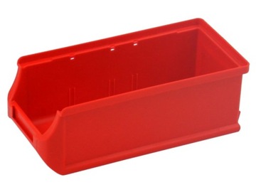 POJEMNIK MAGAZYNOWY CZERWONY - 215x102x75mm REGAŁ