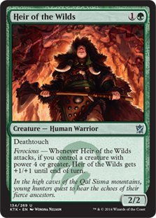 MTG 2x Heir of the Wilds (Uncommon)