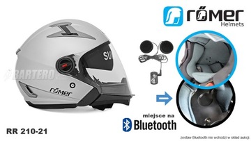 ШЛЕМ ROMER STUTTGART SILVER L + UVEX BACLAVA