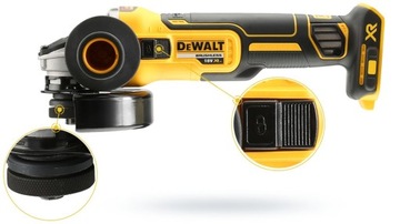 БЕСЩЕТОЧНАЯ ШЛИФОВАЛЬНАЯ МАШИНА 18В на аккумуляторе DeWalt DCG405NT