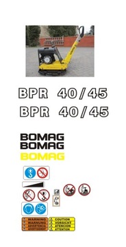 BOMAG BPR 40/45 naklejki naklejka