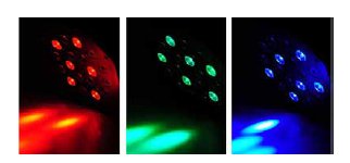 FRACTAL PAR LED 18X1W FLAT PAR RGB 3IN1