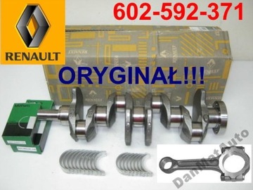 КОЛЕНВАЛ + ПОДШИПНИКИ + ШАТУН RENAULT 1.5DCI