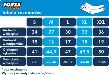 RĘKAWKI OCIEPLACZE JESIEŃ ZIMA FORZA VETRO M