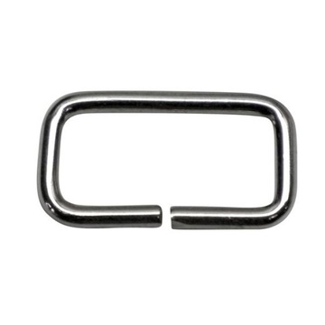Ramka Kaletnicza metalowa Przelotka 20/12mm 10szt