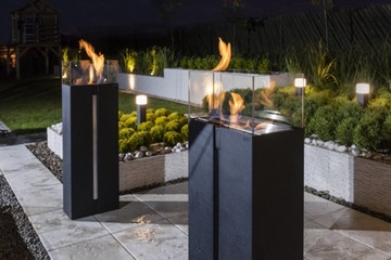 фото ориг. №7, Biofireplace freestanding portal grilles romeo with glass + accessories