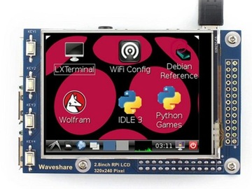 LCD Raspberry Pi TFT 2,8