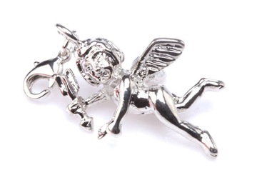 H1198N ZAWIESZKA CHARMS 3D MAX ANIOŁ 25/18mm 2szt
