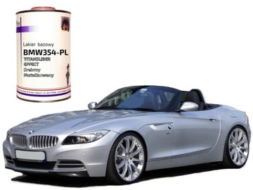 Lakier Bazowy Aluminium SREBRNY METALIK BMW 354 1L