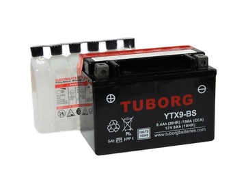 Akumulator Tuborg YTX9-BS 12V 8Ah 150A