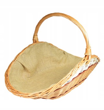 Каминная корзина плетеная WOOD BASKET XL ДЖУТ