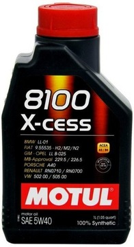 OLEJ MOTUL 8100 X-CESS 5W40 1L