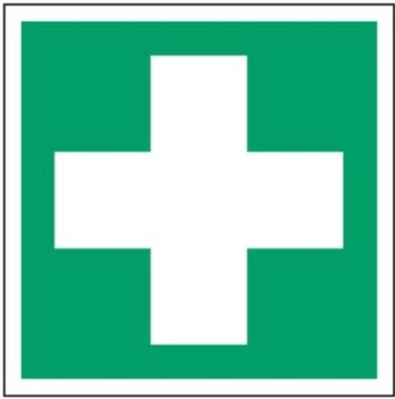 Znak, Symbol, Piktogram APTECZKA - PIERSZWA POMOC