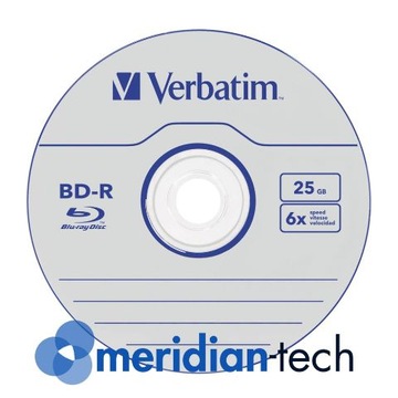VERBATIM BD-R BLU-RAY 25 ГБ DataLife 6x 50 шт., жесткий