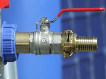 Zawór 1''cal EKO Zbiornik 1000L Zawór IBC Kran 3/4