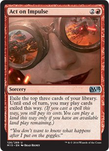 MTG 2x Act on Impulse (Uncommon)