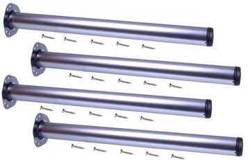 Noga do stołu fi60 L-710 aluminium 1op 4szt