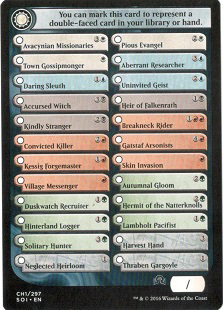 MTG 5x Checklist Card (Proxy)