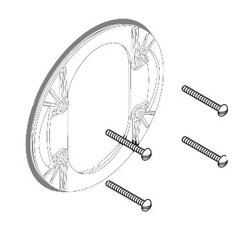 HANSGROHE Śruby plastykowe 96454000 - 4 szt