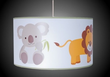 Lampa żyrandol zwis dziecięcy ZOO 1-pł 0116 L