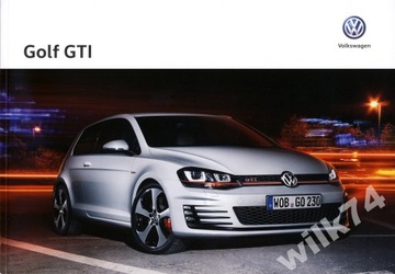 Volkswagen Vw Golf GTi prospekt 2015