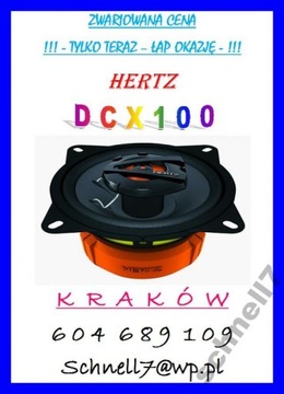 АВТОМОБИЛЬНЫЕ КОЛОНКИ HERTZ DCX 100.3 10 см, 60 Вт, 2-полосные