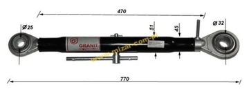 ŁĄCZNIK CENTRALNY CIĘGŁO ŚRUBA URSUS 1012 1014