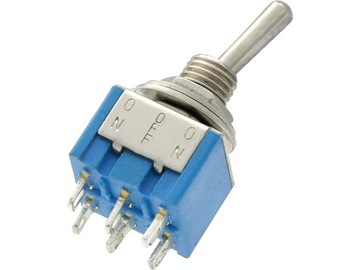 Przełącznik MTS203 3A 250V ON-OFF-ON podwójny