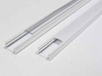фото ориг. №2, Profile aluminum to plume led backlight lacquered white type a 1m