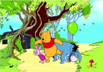 FOtotapeta Kubuś Puchatek Disney 360x254cm POOH