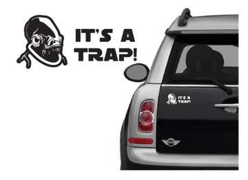 Naklejka na samochód STAR WARS - It's a trap