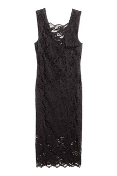 H&M Koronkowa sukienka bez rękawów r. 32 (XXS)