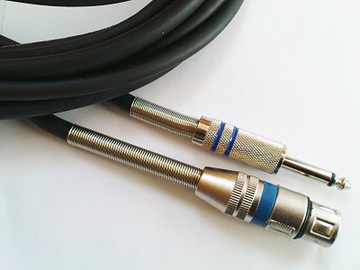 kabel GŁOŚNIKOWY Jack 6.3 mono / XLR żeński 5m