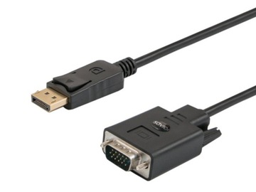 CL-92 KABEL DISPLAY PORT - VGA 1,8m dł. PRZEWÓD HQ