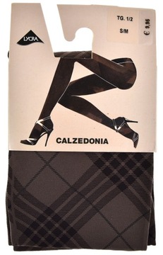 Итальянские колготки с бриллиантами Calzedonia коричневые S/M 1/2