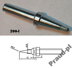Grot 200-I stożkowy 0,2mm Quick Xytronic