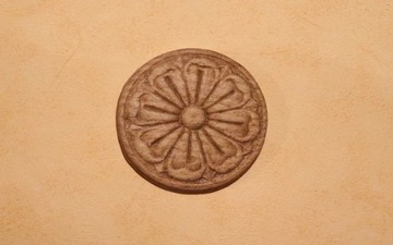 Dekor 6cm, ornament, sztukateria- D145