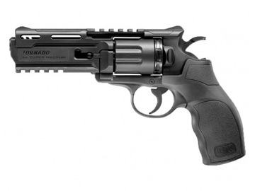 Wiatrówka rewolwer Umarex Tornado 4,5 mm +CO2+ŚRUTY+TARCZE