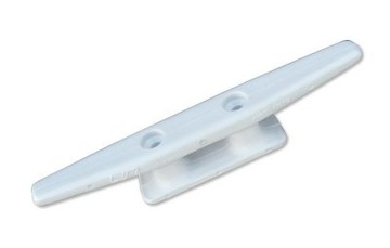 Белый лодочный утик диаметром 180 мм для швартовных тросов.